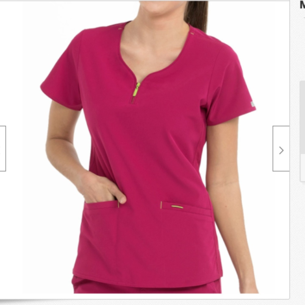 Med Couture Air Medical Scrub Set Small Rhubarb